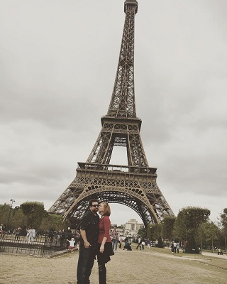 Yeomans and her husband spending good time in Paris